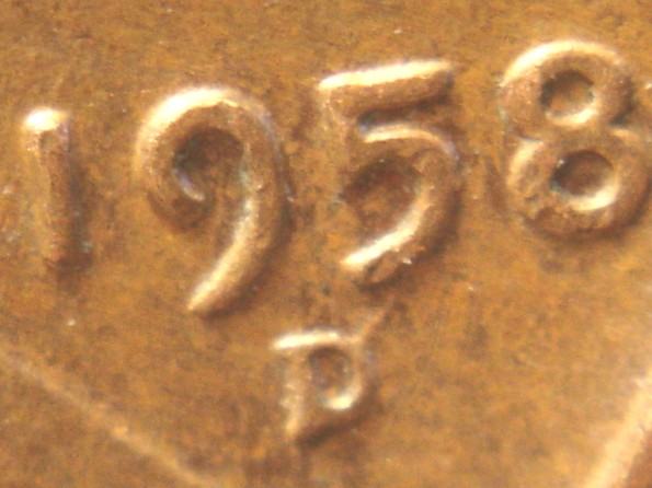 1958-D-Lincoln-Memorial-Cent---Die-Gouge-Or-RPM?